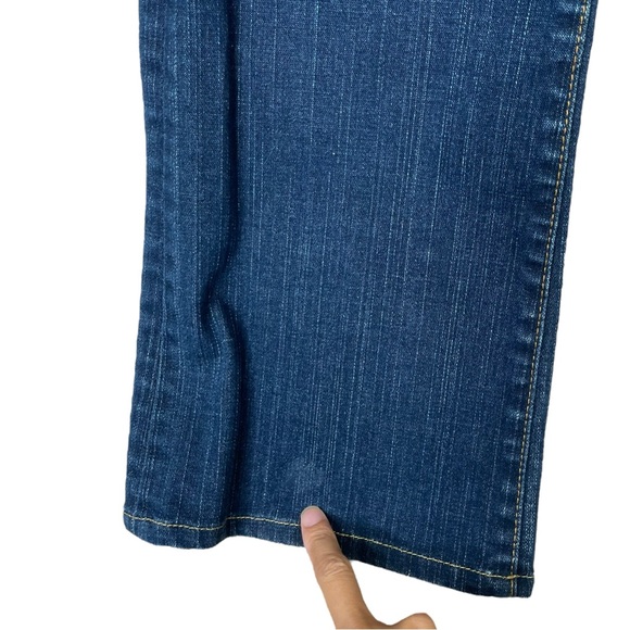 True Religion Jeans Woman 30 Becky Blue Mid Rise Bootcut Flap Pocket Made USA - Picture 11 of 14